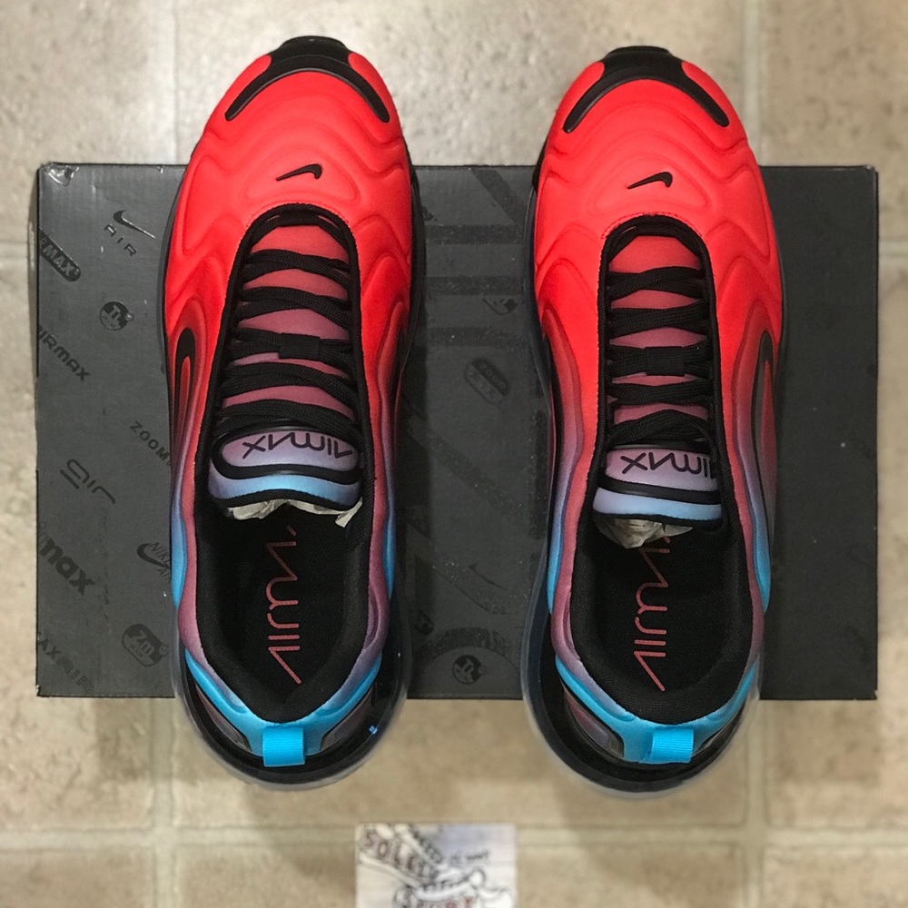 NEW Nike Air Max 720 Red Blue Vapormax 270 Mens - Picture 6 of 8